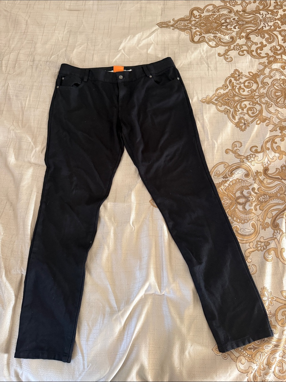 Tory Burch Black Straight-Leg Women's Jeans